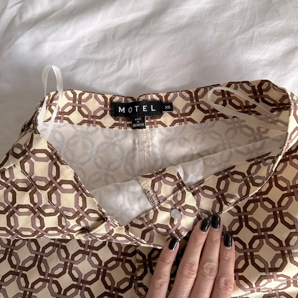 Beige Chain Tangle Pants - image 8